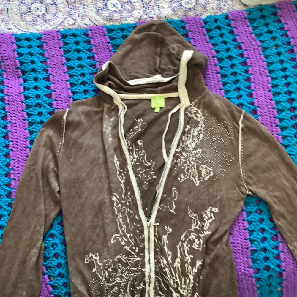 Adam Jacobs zip hoodie